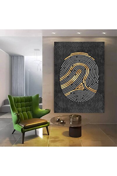 idora Poster sa otiscima prstiju, platno, slika, zidna umetnost | Moderni dek...