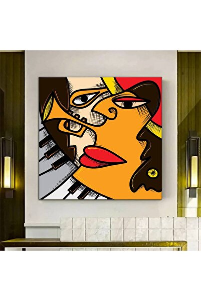 idora Apstraktni džez sto, platneni poster sa muzičkom temom