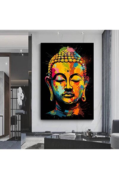 idora Slika na platnu Buda, joga umetnost, meditaciona umetnička grafika, zid...