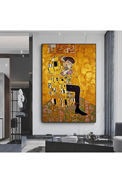 idora Gustav Klimt 'Zlatne suze' otisak na platnu; Zidna umetnost u stilu Kli...