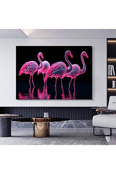 idora Flamingo platno umetnost – Tema tropske ptice