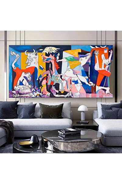 idora Guernica Kanvas; Picasso Baskısı