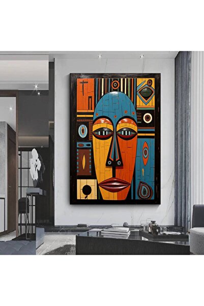 idora Plemenska maska, afrička umetnost, uokviren poster; afrička maska; afri...