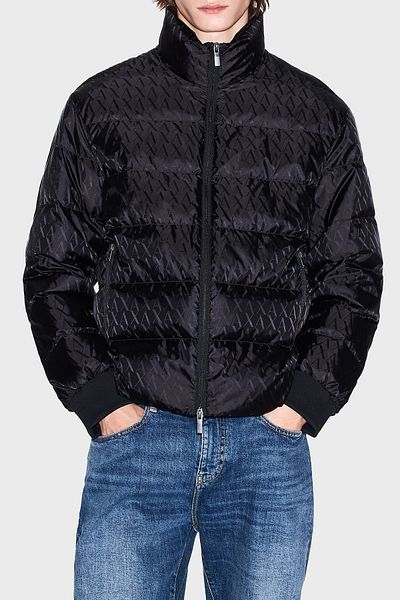 Armani Exchange Down Filled Regular Fit Stand Collar down Jacket Men's Coat Xm001580 Af16628 Uc001