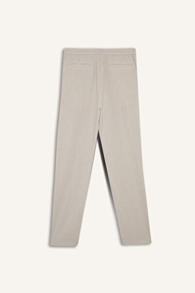 DeFacto New Season Relax Fit Short Leg Linen Look Trousers