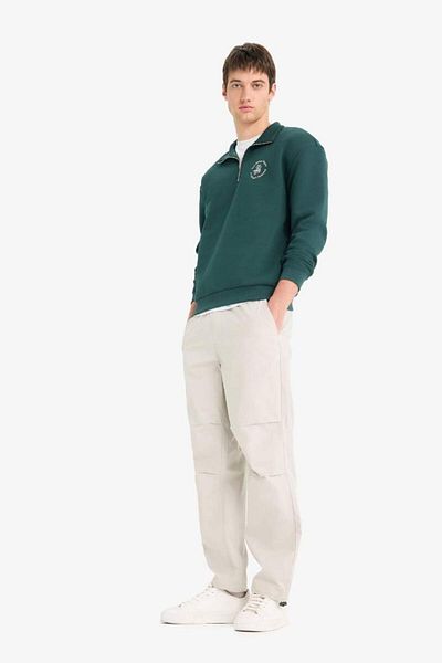 DeFacto New Season 100% Cotton Wide Leg Parachute Trousers