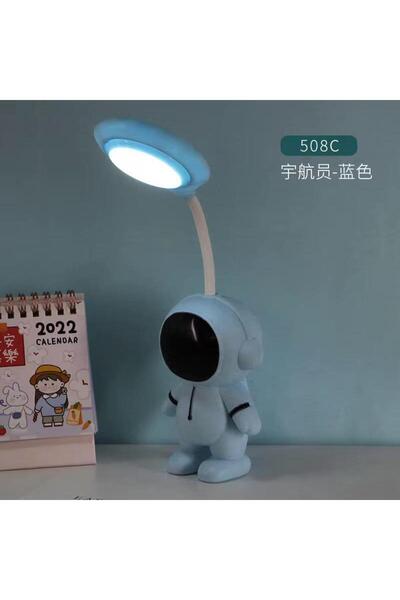 Coverzone Astronot Tasarımlı Şarjlı Masa Ve Gece Lambası Dekoratif Hediyelik ...