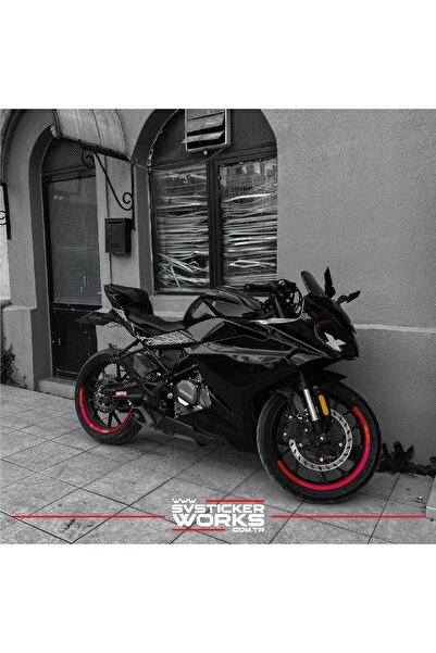 ARONA Cfmoto 250SR Sticker Orta Şase Şimşek Yıldırım Sticker Deseni Dekor Sti...