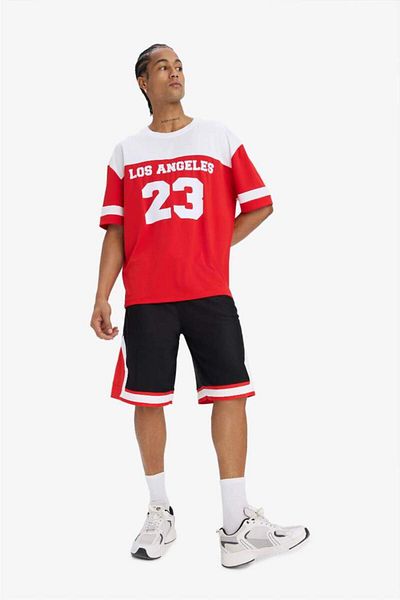 DeFacto New Season Defactofit Quick Dry Oversize Wide Fit Sportsman Short Leg Shorts