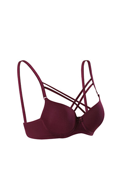 Talya Underwear Ebru Luxurious Silicone Supported Underwire Jumpsuit Cross Br...