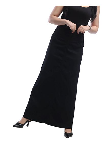 SUGA Flex Denim Maxi Skirt for Summer
