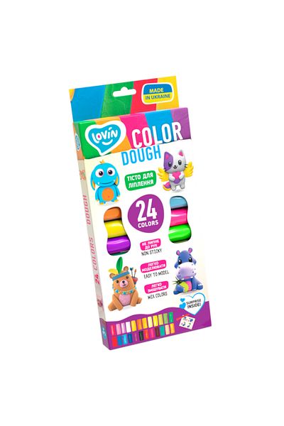 Okto Clay Factory Set de pastă de modelat Lovin 24 buc x 15 g aluat strălucitor și aromat