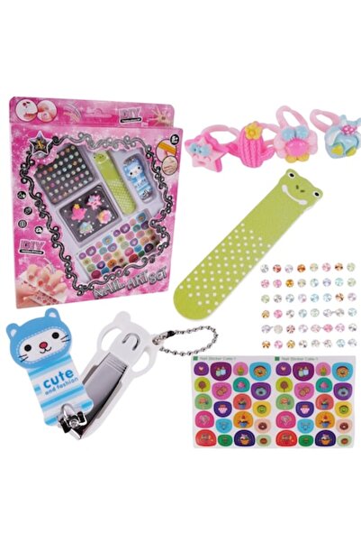 ProNice Set de înfrumusețare pentru fete, ProNice, 4 inele, brățară cu 2 pand...