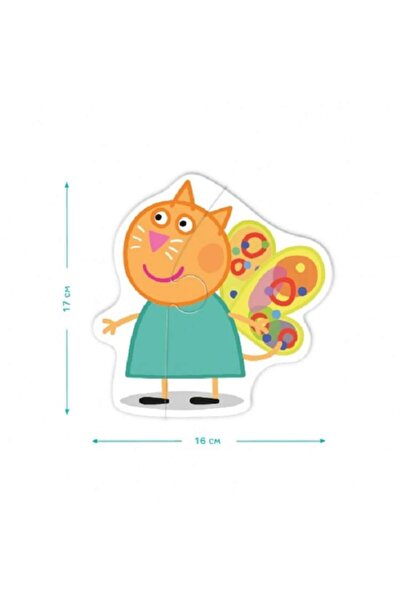 Dodo Puzzle 3 in 1 Peppa Pig and Friends, 9 pieces