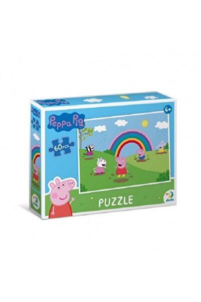 Dodo Peppa Pig Puzzle, Fun in the Rain, 60 Pieces by