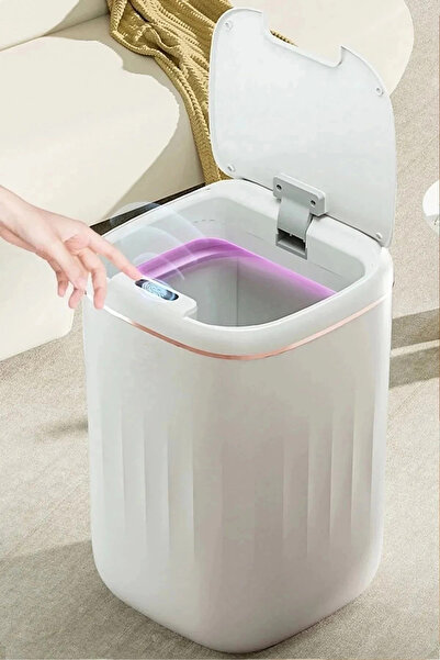 AboutThePerfect UV ışıklı sensörlü akıllı çöp kutusu, pratik ve hijyenik kullanım sağlar.