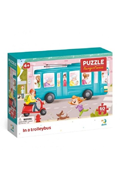 Dodo Puzzle Dodo, In the Trolleybus, 60 Pieces, 4+