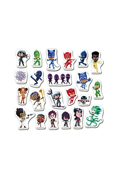 MAGDUM Magnetic set for kids, Magdum, Heroes in Pyjamas, 22 pieces, Multicolor