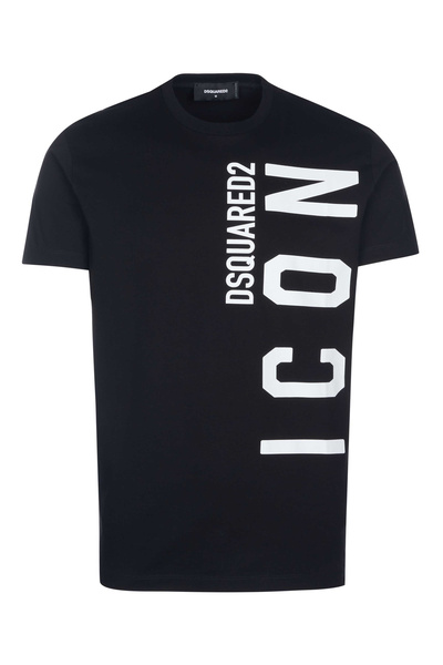 DSquared2 Rundhals T-Shirt für Herren in schwarz