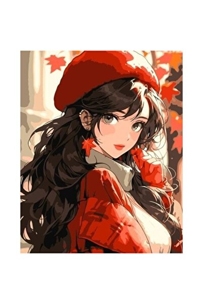 qbee Pictură pe numere - Frumoasă străină 40x50cm