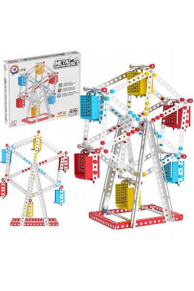 Technok Metal Constructor TechnoK, 470 parts, colorful instructions, 30.2x25x4.5 cm