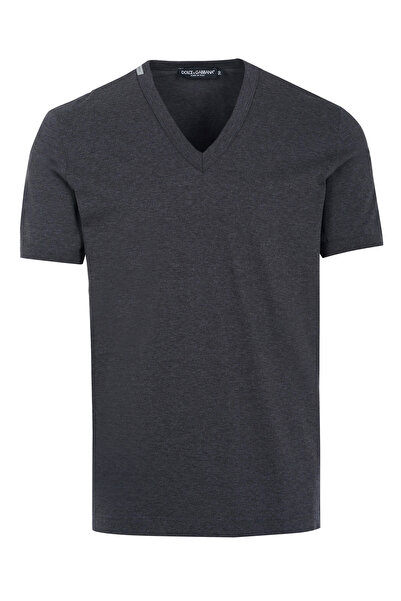 Dolce & Gabbana Beauty Pánské tričko v šedé barvě