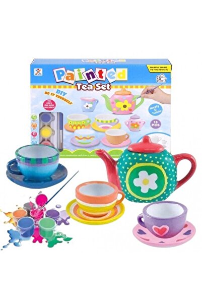 MAKSIK Tea Set for Painting 3D Cups