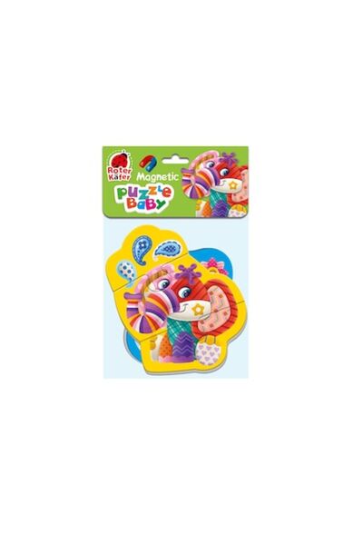 Roter Kafer Baby Magnetic Puzzle, Elephant-Crocodile, Roter Kafer