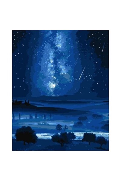 qbee Pictură pe numere - Calea Lactee 40x50 cm