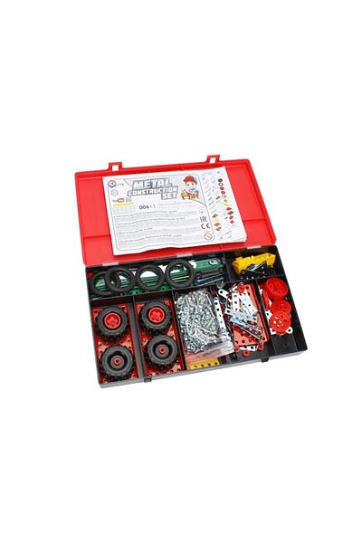 Technok Metal Construction Set Technok, 15 Vehicle Models, 337 Parts