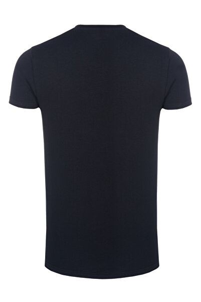 Emporio Armani Rundhals T-Shirt für Herren in schwarz