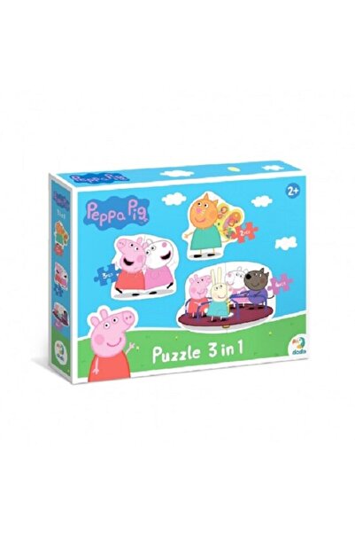 Dodo Puzzle 3 in 1 Peppa Pig and Friends, 9 pieces