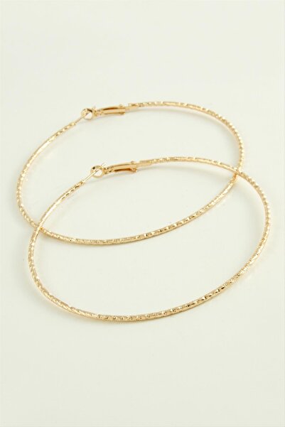 Angel Of Life Zigzag Twisted Metal Hoop Earrings 8-9-10 cm
