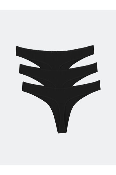 LC Waikiki Σώβρακο Flat Thong 3 Συσκευασία