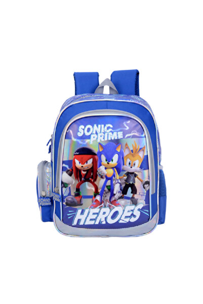Marvel حقيبة ظهر سونيك برايم ذا هيدجهوج للأطفال مزودة بسحاب وحزام كتف قابل للتعديل