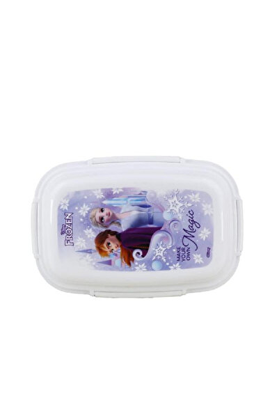 SUNCE Disney Frozen 4-Clip Closure Lunch Box – Purple and White