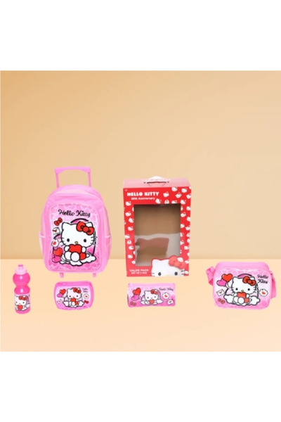 Marvel مجموعة من 5 قطع من حقائب الظهر بعجلات بسحاب ومقبض تلسكوبي مطبوع عليها ...