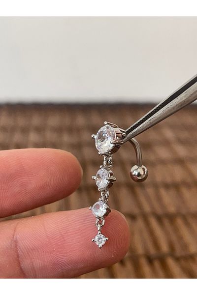 Rupen Kraft 316 L Surgical Steel Reverse Model Special Design Navel Piercing