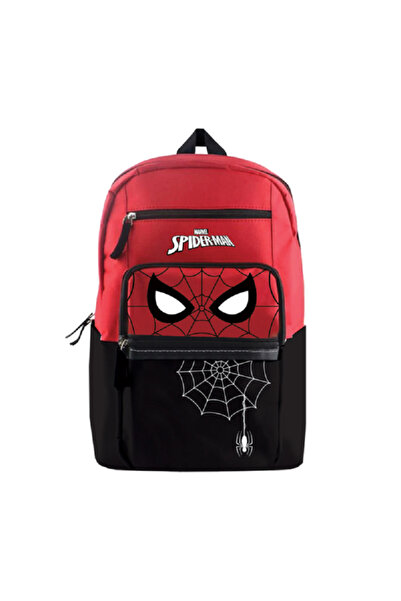 Marvel Spiderman Zipper Closure Adjustable Strap School Backpack