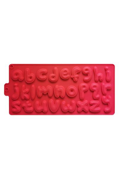 Generic Silicone Alphabet Mold – Bubble Font Baking Tray
