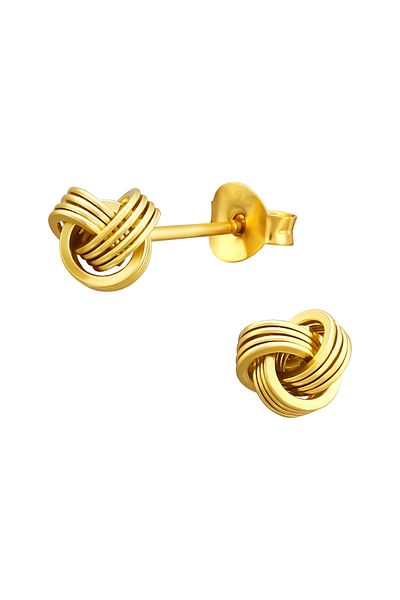 Sophia Collection Cercei argint 925 placat cu aur 24K model Nod Sophia Collection
