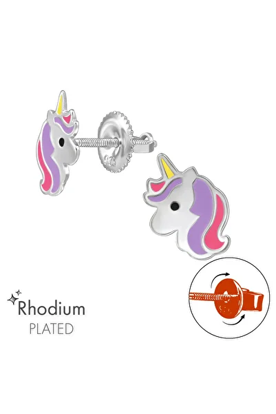 Sophia Collection Cercei copii argint 925 model LOCK Unicorn