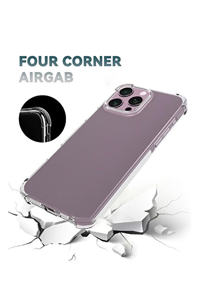 Generic Silicone Protective Back Case Cover For Apple iPhone 16 Pro Max Transparent