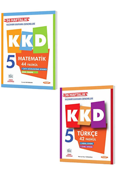Efsane Yayınları 5.Sınıf Kurmay KKD Matematik + Türkçe Haftalık Kazanım Kavra...