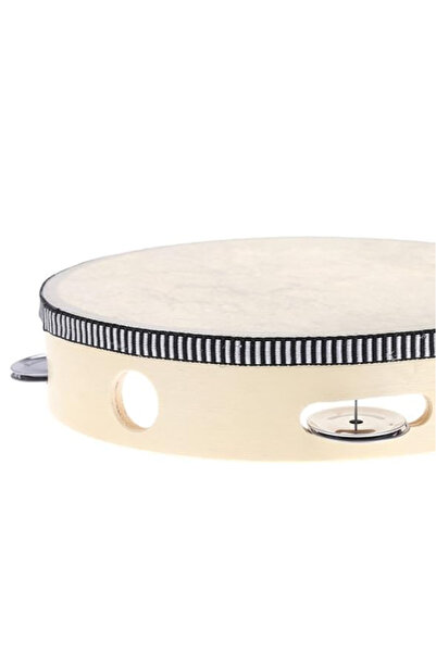 MegArya 8" Hand Held Tambourine Drum
