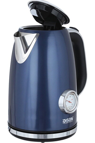 Edison Electric Kettle, 1850-2200W, 1.7L, Temperature Indicator, KESS5402A-GS - Navy