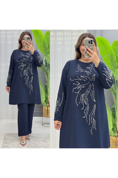 GK Stone Adhesive Tunic Suit