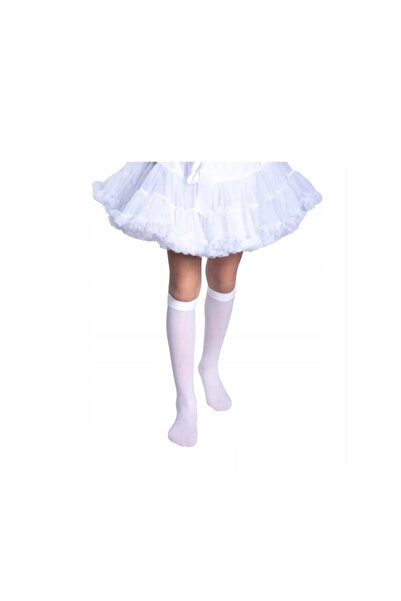 Daymod Day Mod - Long Socks, Mycro 50, White, Size 128-140cm, for Girls