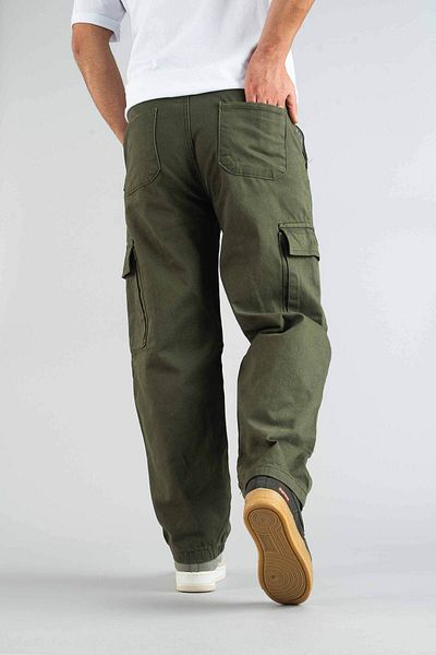 wamoss Men's New Season Sleeve Leg Baggy Loose Cargo Pants Skb 2025
