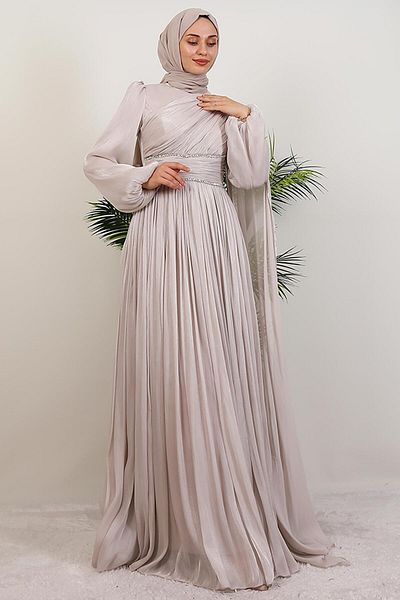 GİYZAMİLA Paris Evening Dress Stone
